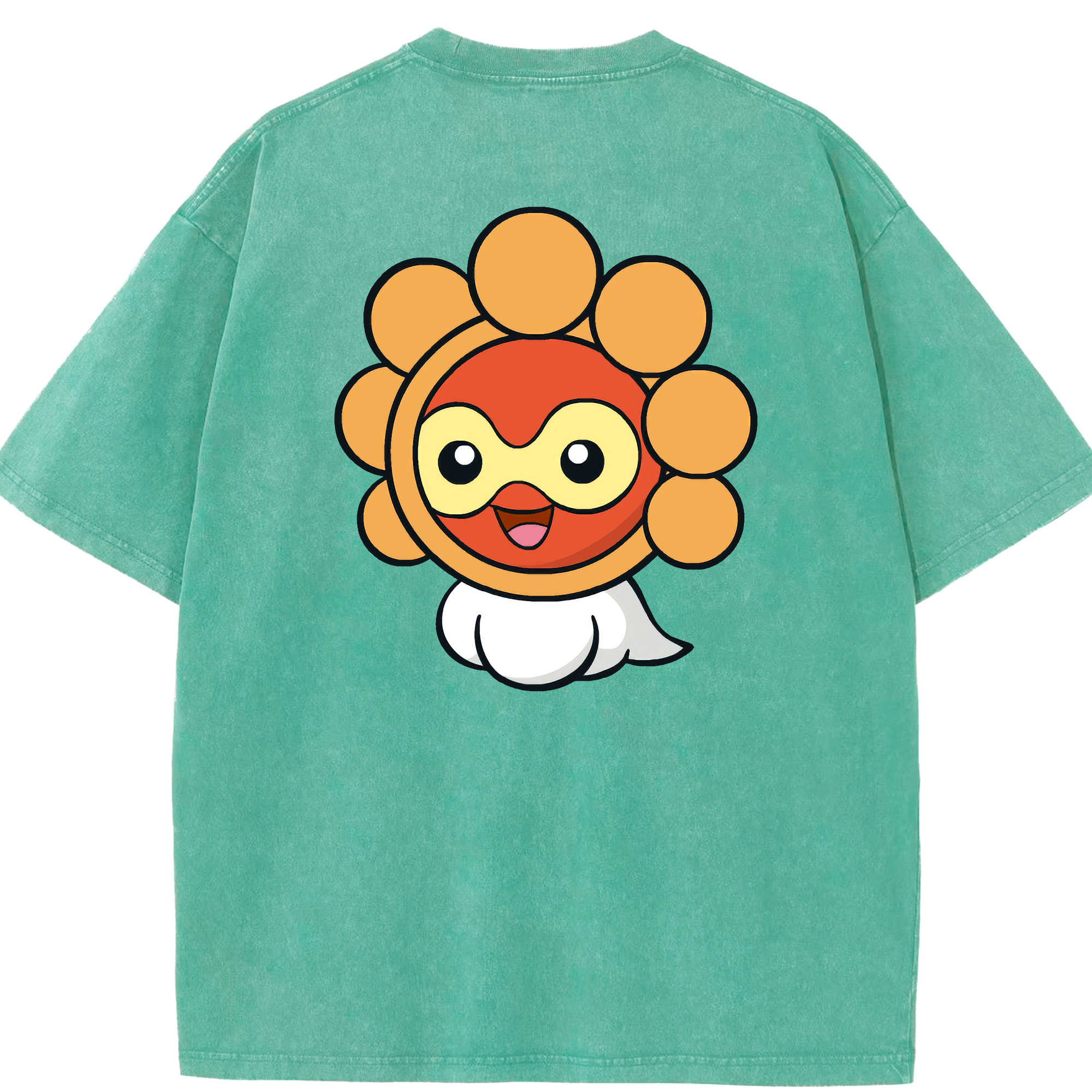 （画像用） ポケットモンスター Pokémon 綿100% ヴィンテージ風 半袖Tシャツ（背面プリント）